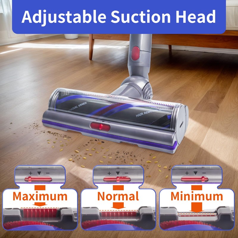 Upgraded Hardwood Floor Attachment Replacement for Dyson Vacuum Attachments, for