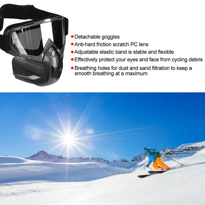 Motorcycle Goggles Men Women Snowmobile Glasses Ski Snowboard Winter Snow