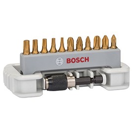 Bosch 2608522126 11-Piece Screwdriver Set Including bit Holder