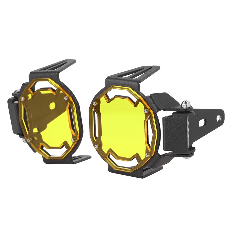 Motocycle Fog Light Guard Protective Cover LED Lamp Protector Fit