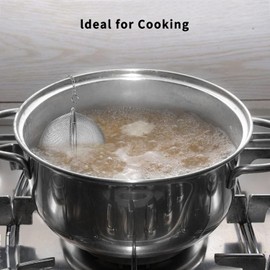 2pcs Stainless Steel Mesh Tea Ball Tea Strainers Tea Infuser Strainer Filters (Silvery, One Size)