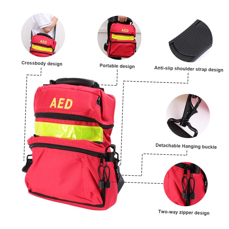 Healvian Bag Container Emergency Kit Red