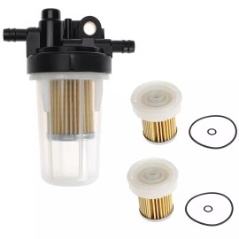 Auto-Parts Fuel Filter Assembly 6A320-58862 w/2pcs 58830 Filter Element for Kubota B Series