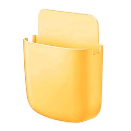 Remote Control Holder Wall Mount Media Storage Box with Adhesive Compatible with Phone Remote Control Compatible with Phone Remote Control, Office Home School Use