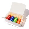 Korpai Gift Boxes 5 Pack 10.6x7.8x3.1 White Bridesmaid Proposal Box,