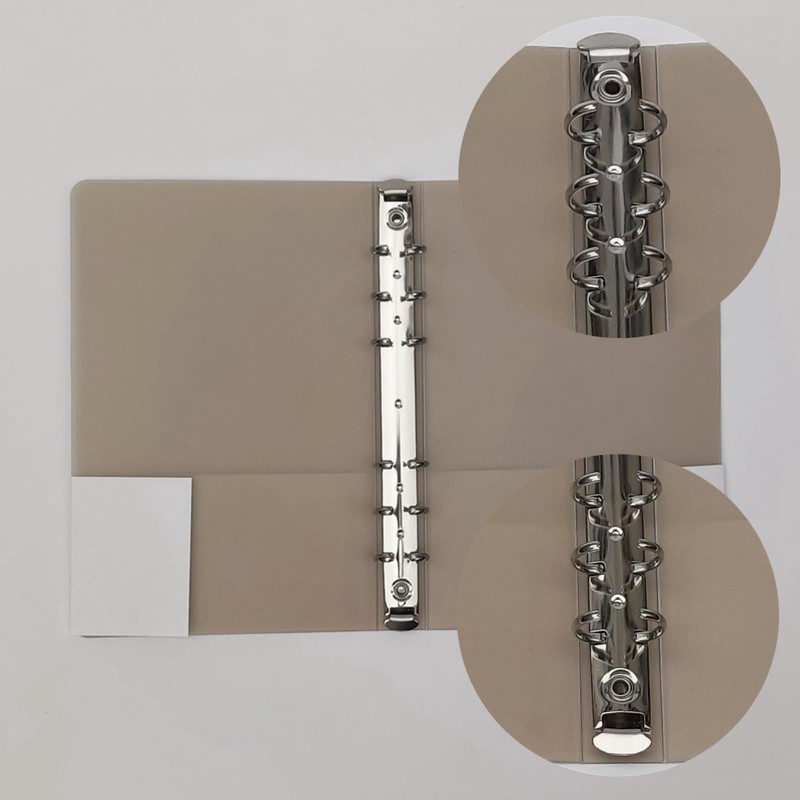 Plastic Round Ring Binders PVC Binder Covers Loose Leaf Binder