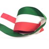Stoffband Italia Tricolore 10 cm x 10 m, grün, weiß