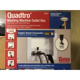 Oatey 38568 Quadtro Washing Machine Outlet Box