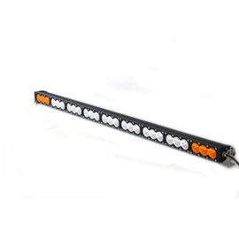 FSYF 50 Inch 270w Led Light Bar with Amber Clear Lens Led Work Light Spot Flood Combo for SUV,ATV,Truck,Boat