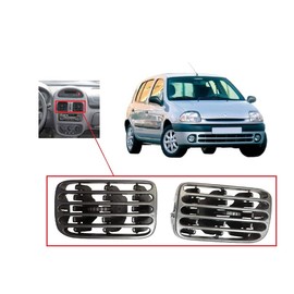Twowinds - Ventilation Grille 7702258280 Compatible with Renault Clio 2, Thalia - Dashboard Fan - Air Conditioning - Left and Right - 7702258279 - Black