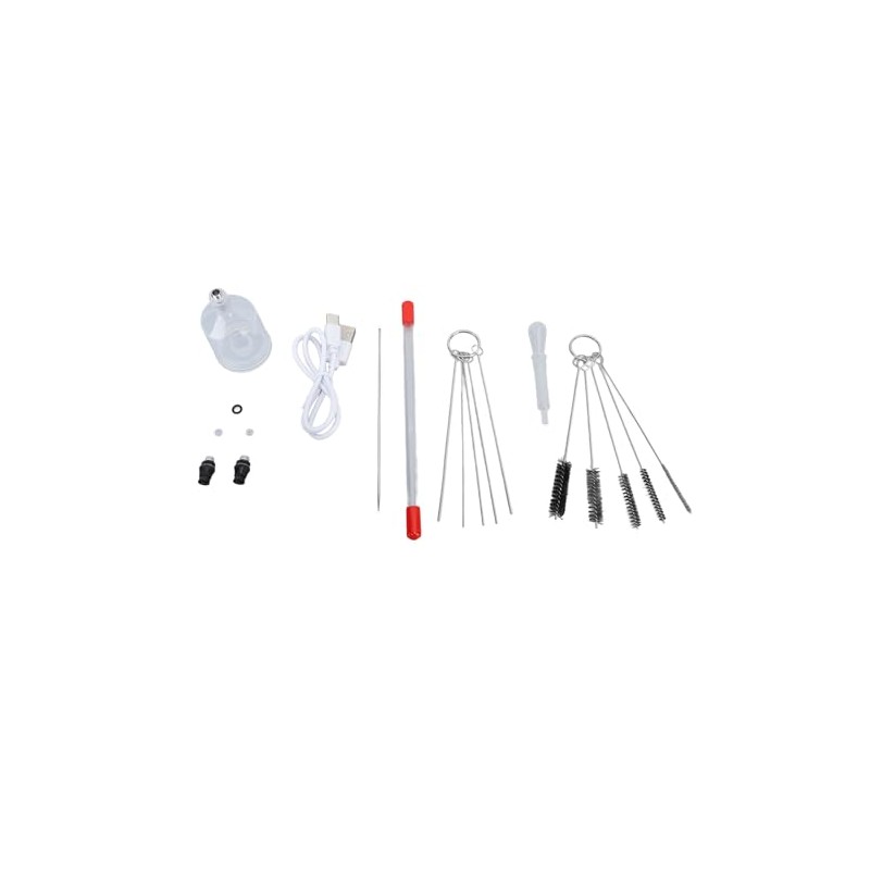 Kit de Aerógrafo Eléctrico de 30PSI, Aerógrafo de Maquillaje Inalámbrico
