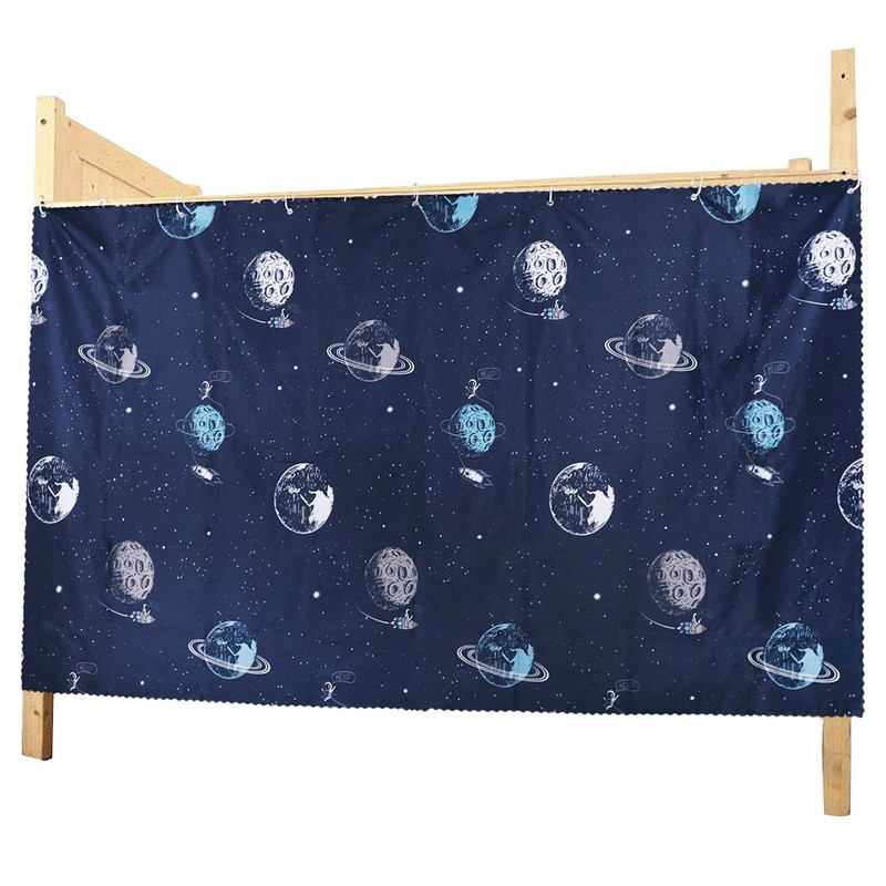 OhMill Students Dormitory Bunk Bed Curtain Drapery Lightproof Dustproof Canopy