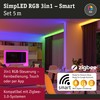 Paulmann 70534 SimpLED LED Strip Smart Home Zigbee RGB Complete