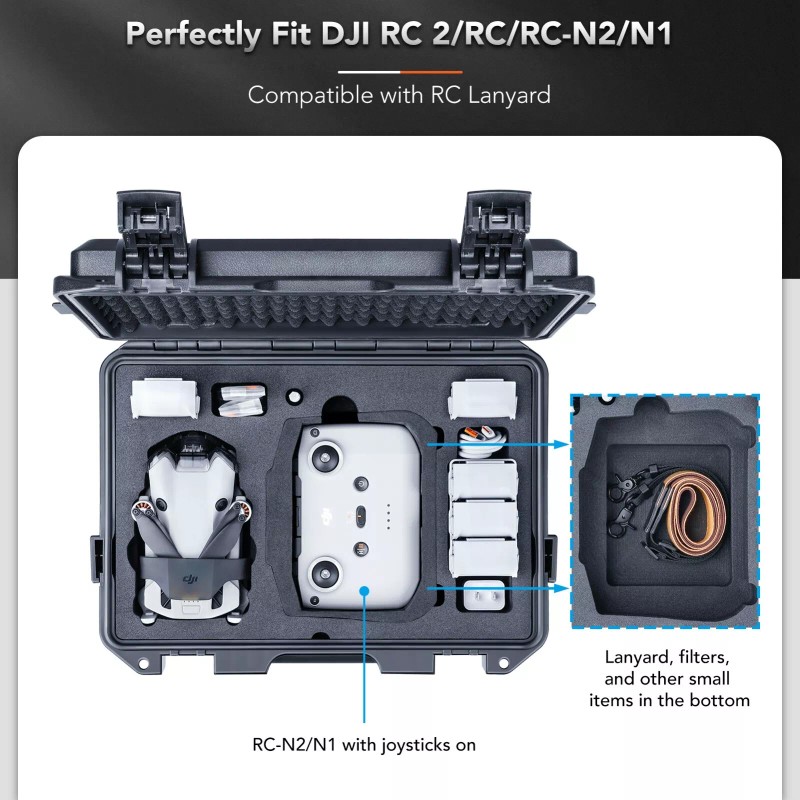 Lykus Titan MM410 Waterproof Hard Case for DJI Mini 4