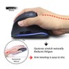 ZELOTES Kabellose Maus, kabellos, 2,4 GHz, ergonomisch, mit 6 Tasten,