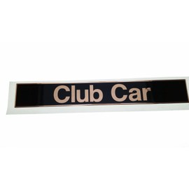 OEMGold Club Car Precedent Name Plate Logo - Steel Backed adhesive