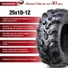 WANDA One ATV/UTV Tire 25x10-12 25x10x12 6PR 375 Super Mud