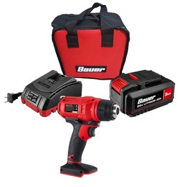 20V Cordless Heat Gun Kit, comes with 20V 3Ah Battery, Charger and Tool Bag