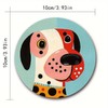 Monattrod Wood Coasters Set of 6 - Handcrafted Drink Coaster