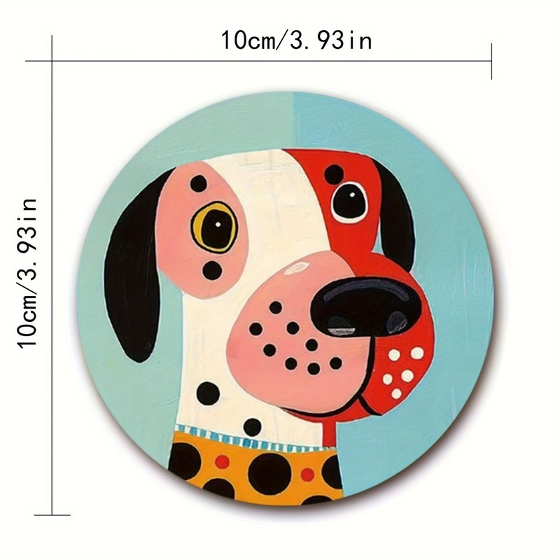 Monattrod Wood Coasters Set of 6 - Handcrafted Drink Coaster