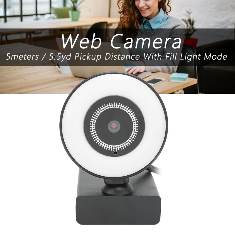 Webcam 1080P HD 30FPS USB2.0 Computer Camera Builtin Microphone for