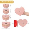 Oairse Pink Gift Boxes with Lids for Present Heart Shaped