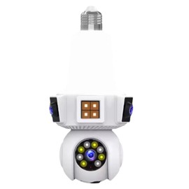 Peakloong Dual Lens Mart Home Wireless WiFi Mini CCTV Camera Vision Network Security IP Camera