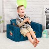 ALIMORDEN 2-in-1 Flip Out Comfy Toddler Couch, Lovely Kids Chair