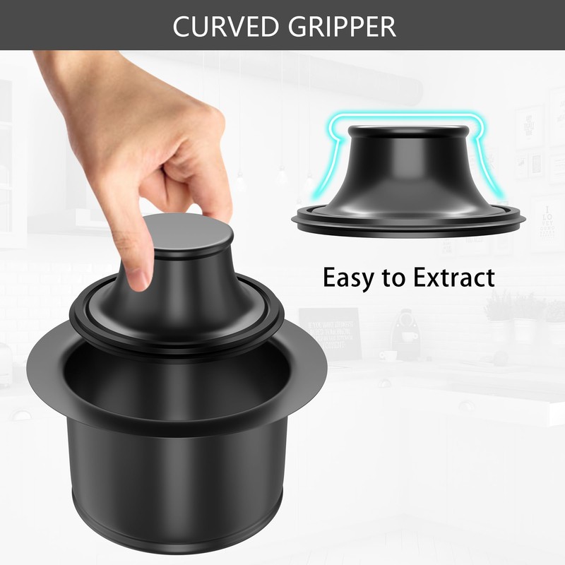 Extended Garbage Disposal Flange Basket Strainer Stopper Stainless Steel Kitchen