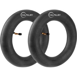 CALPALMY 2-Pack 10x2.50 Heavy Duty Inner Tubes with Bent Valve Stem - Replacement 10 Inch Balancing Electric Scooter Tire Tube for 36v 48v 400w 500w 800w - Made from Thicker Butyl Rubber