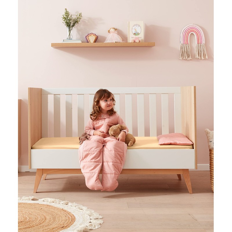 ergoPouch Cot Organic Cotton Fitted Sheet, Wheat