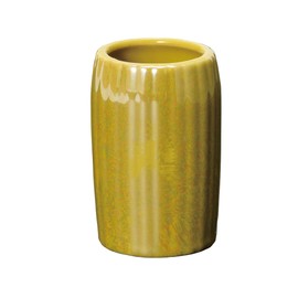 Simple Incense Dispenser, Buddhist Altar, Buddhist Altar, Buddhist Altar, Small Items, Mino Ware, Modern Butsugu, Orin, etc., Can be Used as a Set, Honghua, Lime Yellow, 1.6 x 1.6 x 2.4 inches (41 x