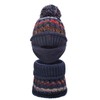 Knitted Hat Scarf Mask Set Winter Hat Women Girls Neck