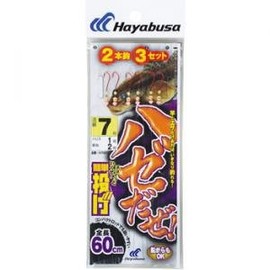 ハヤブサ(Hayabusa) ハゼだぜ 簡単投げ 2本鈎3セット 9-1.5 NT601-9-1.5