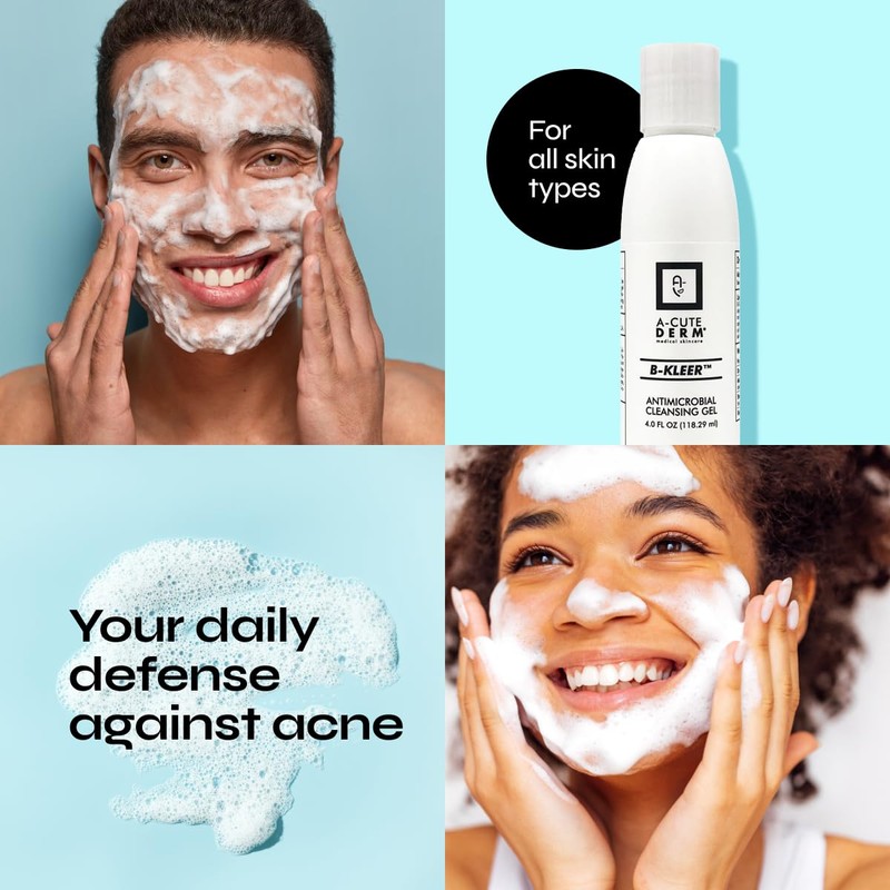 A-Cute Derm B-Kleer Cleansing Gel Acne Cleanser that Purify and