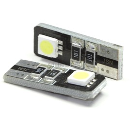 2pcs Super Bright White Car Light Bulb T10 5050 2 SMD LED White Light 194 168 2825 W5W T10, 147, 152, 158, 159, 168, 184, 193, 194, 2825 L51