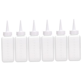 Harilla 6 Stück Salon Haaröl-Applikatoren Dosierflasche Mehrzweck-Friseur Styling Zubehör Shampoo-Flaschen für den Friseursalon, Mittel