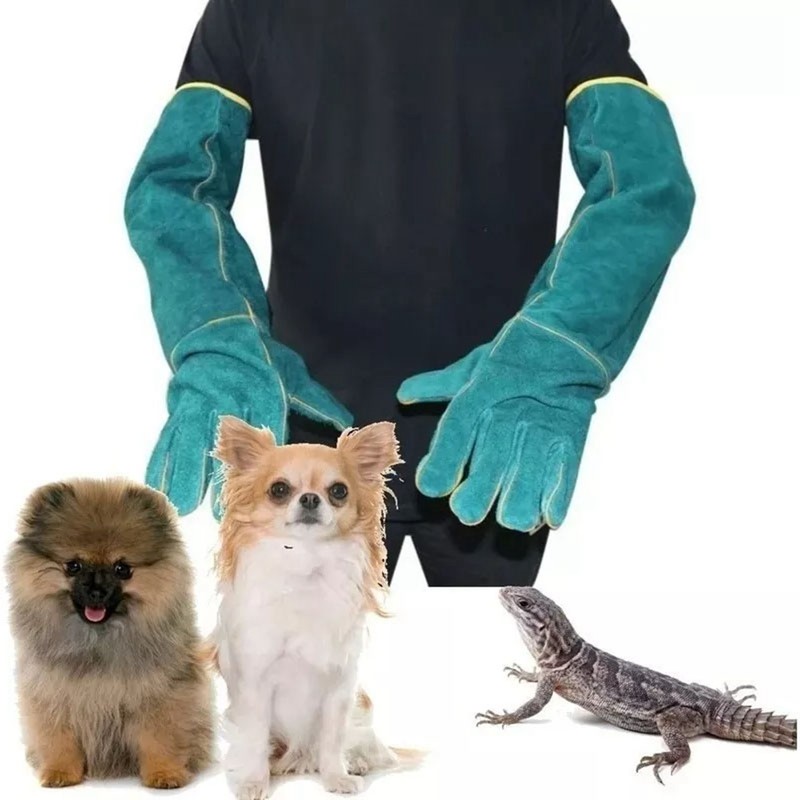 Bite Proof Pet Gloves Non Scratch for Handing Groming Electric