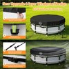 Safana 10FT Round Pool Cover [2026 Super Windproof Rachet Strap
