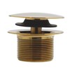 Westbrass D593PRK-01 Plumber's Pack Bath Waste Assembly with Tip-Toe Drain