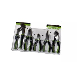 Pittsburgh 5 Piece Green Pliers Tools Set Needle Nose Plier cutters Linesman (USA SELLER)