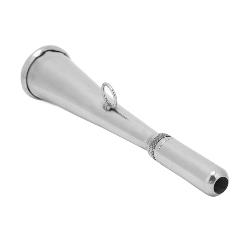 Fog Horn Removable Mouthpiece Stainless Steel Clear Sound Lightweight Portable