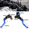 MOCNT 1 Pair Motorcycle Brake Clutch Levers Universal Motorcycle Brake