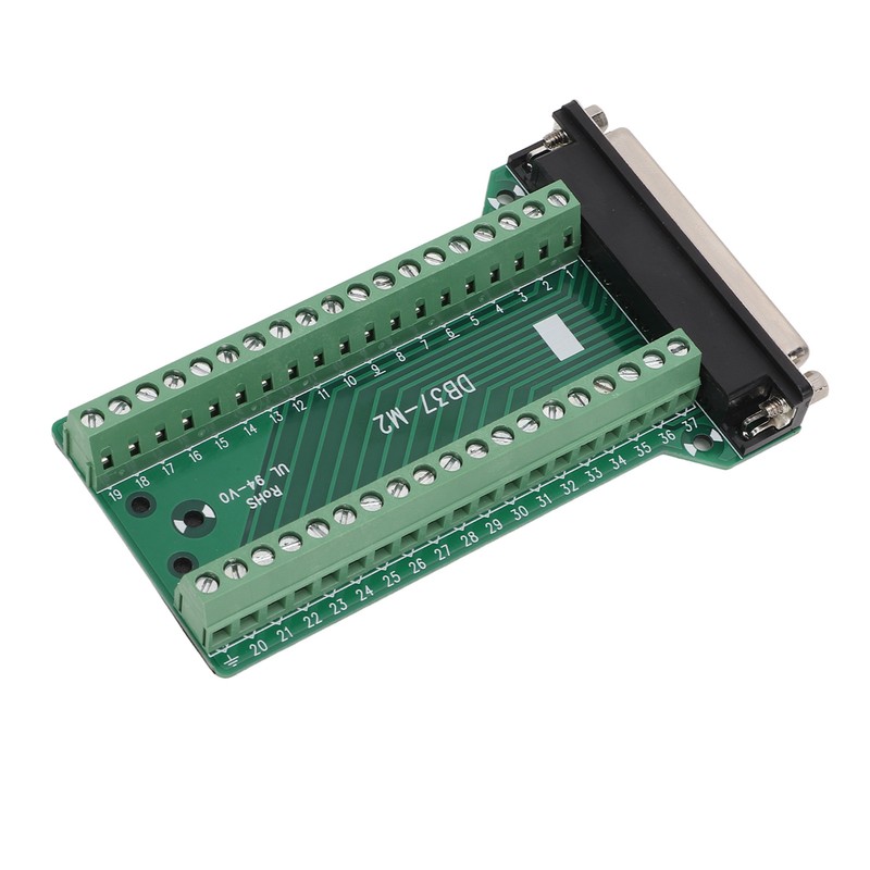 DB37 Breakout Connector Terminal Board Straight PCB Insulated Anti Interference
