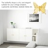 MOROBOR Butterfly Drawer Knobs, 6pcs Gold Zinc Alloy Butterfly Pull