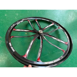 CDHPOWER CDH 26" 10 Spokes Rear Mag Wheel 135mm & Freewheel - Beach Cruiser Mountain Bike - Rear wheel+22T Freewheel