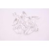 20PCS White Non-Trace Wall Picture Hook Concrete Hard Wall Drywall