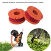 HaeKap 6 Pcs Trimmer Spool Line for Worx WA0010 Replacement