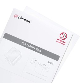 Phrozen PFA (nFEP) Película de liberación (1 pieza, tamaño A4 210 x 297 mm), usos de larga duración, resultados de impresión precisos, para todas las impresoras LCD 3D, lo mejor para Phrozen Sonic