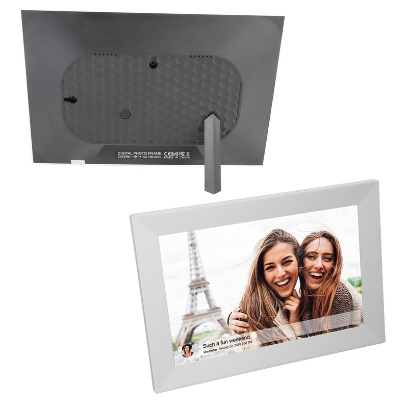 10.1 Inch Digital Picture Frame 1280x800 HD Touchscreen Auto Rotate